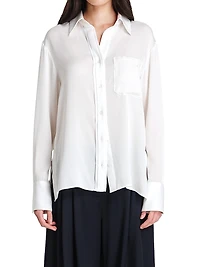 New Joey Stretch-Silk Shirt