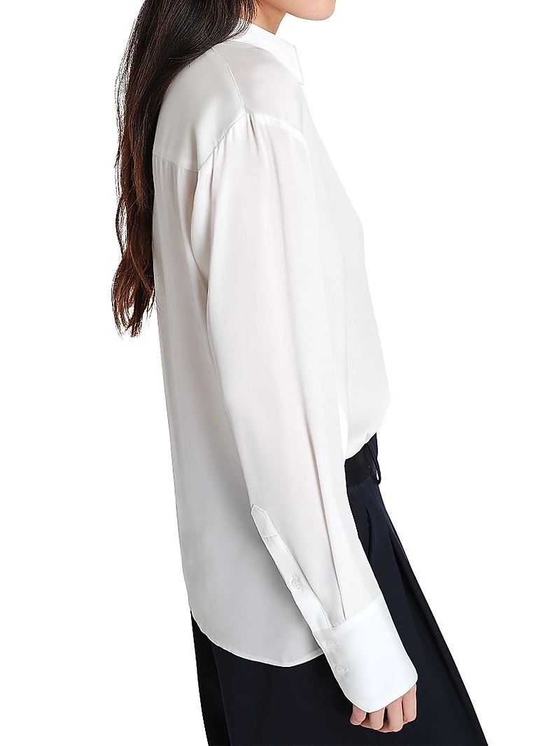 New Joey Stretch-Silk Shirt