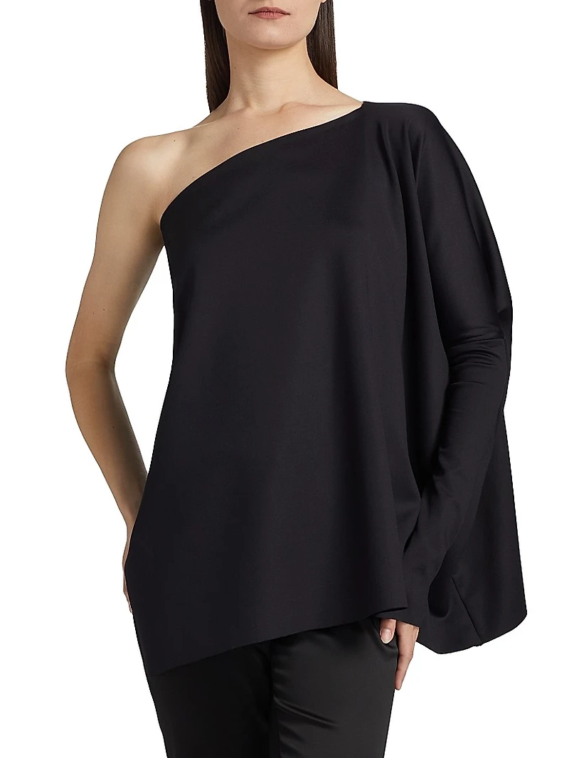 One-Shoulder Caftan Top