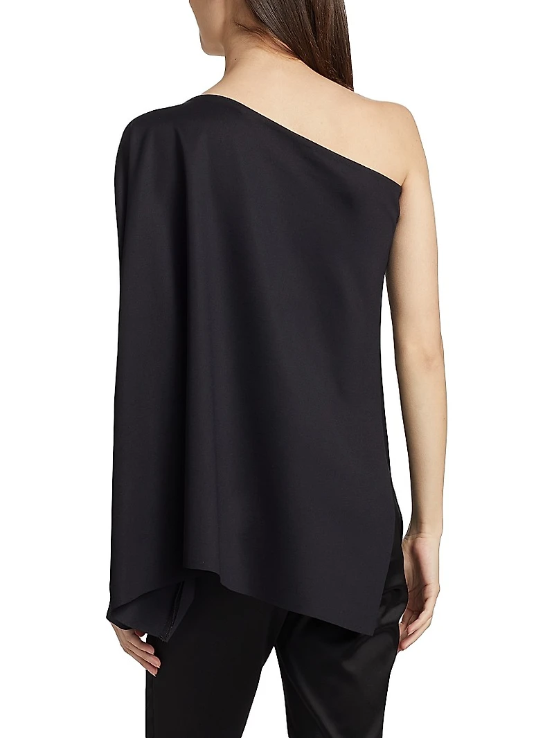 One-Shoulder Caftan Top