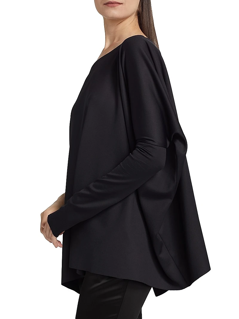 One-Shoulder Caftan Top