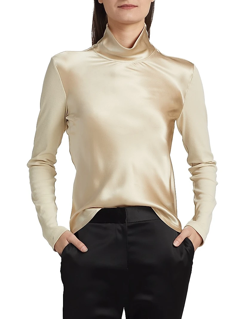 Bias Turtleneck Combo T-Shirt