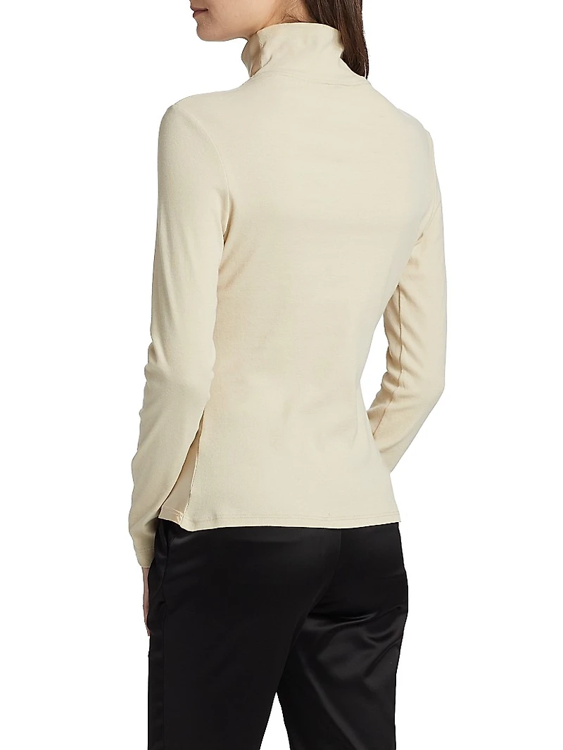 Bias Turtleneck Combo T-Shirt