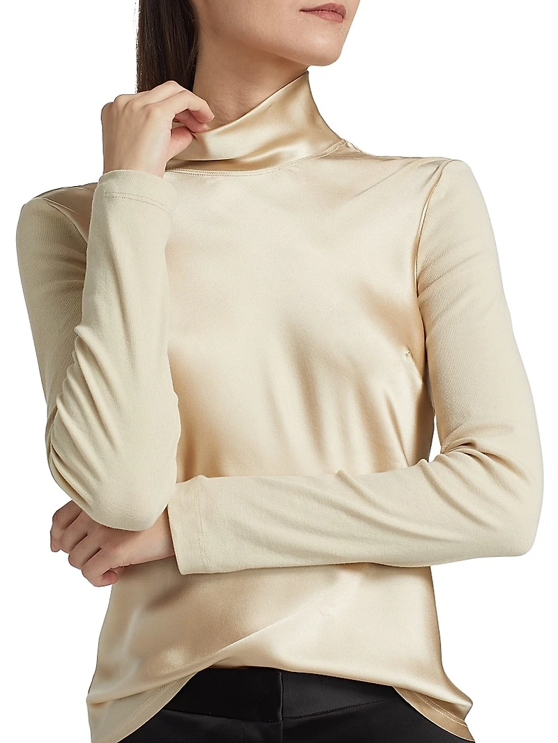 Bias Turtleneck Combo T-Shirt