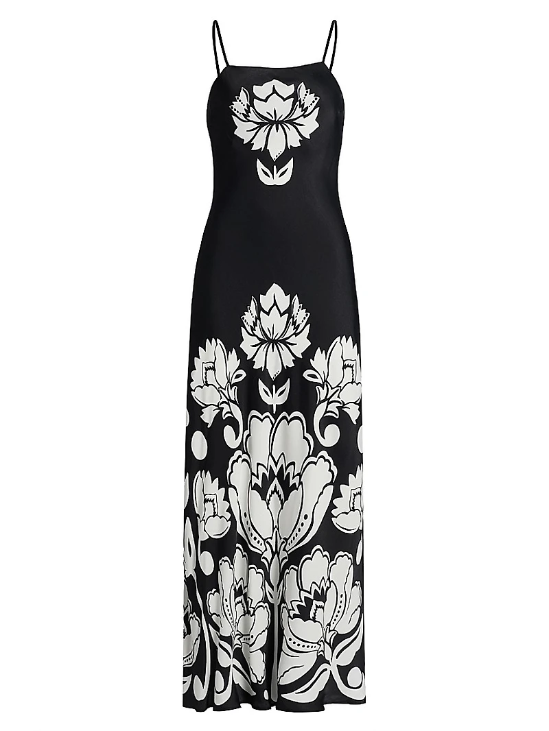 Floral Arabesque Slipdress