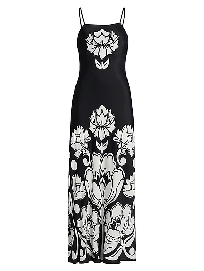 Floral Arabesque Slipdress