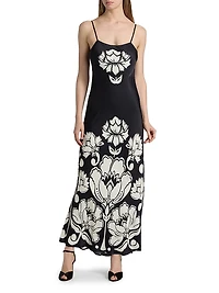 Floral Arabesque Slipdress