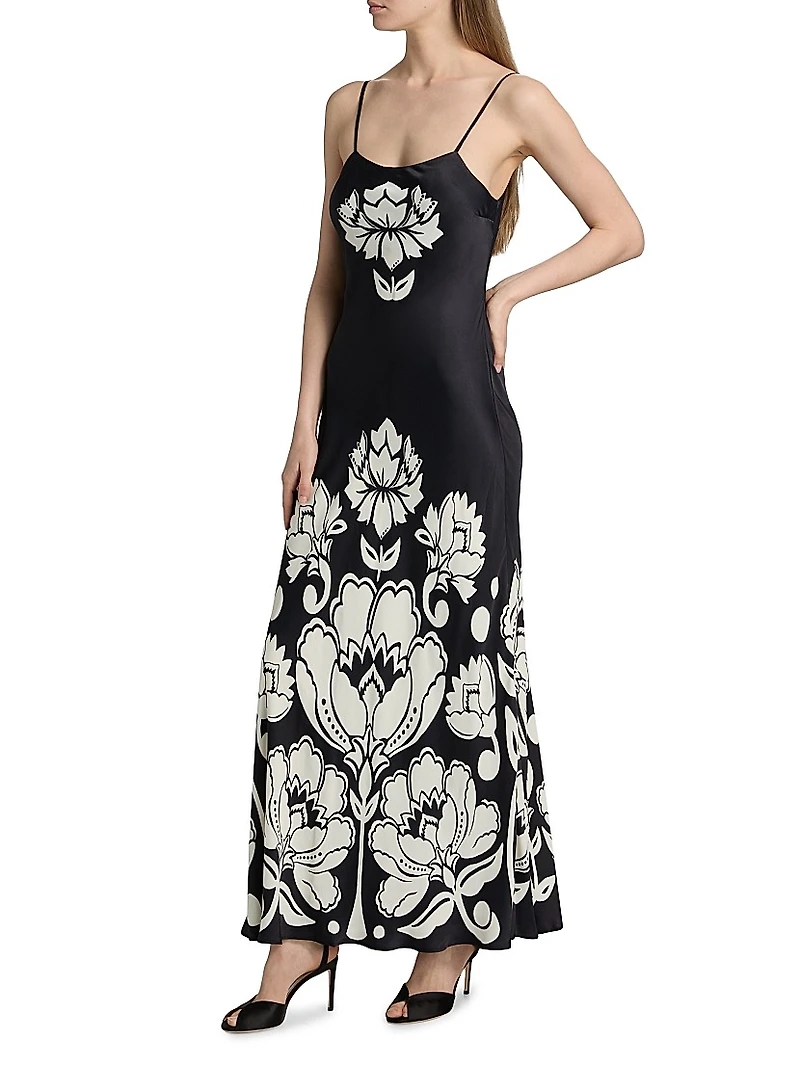 Floral Arabesque Slipdress
