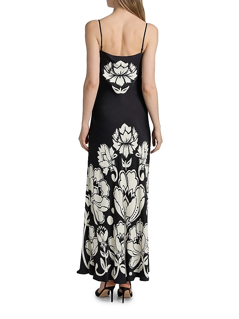 Floral Arabesque Slipdress