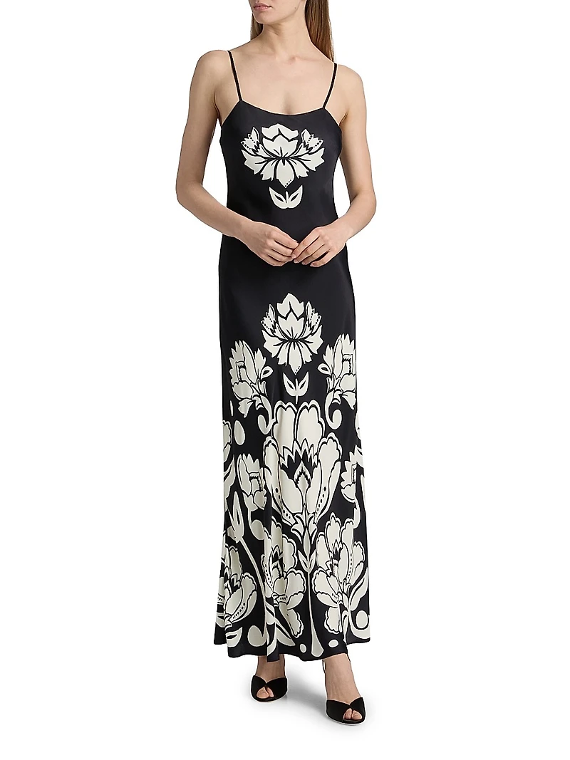 Floral Arabesque Slipdress