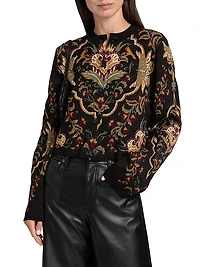 Majestic Hearts Knit Cardigan