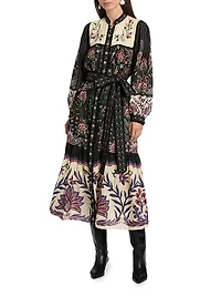 Marvelous Garden Floral Maxi Shirtdress