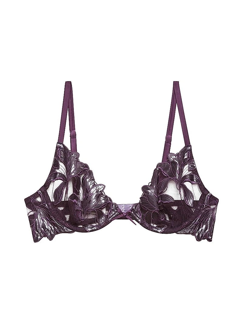 Lily Embroidered Demi Bra