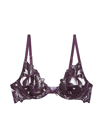 Lily Embroidered Demi Bra