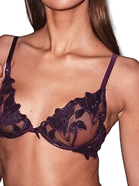 Lily Embroidered Demi Bra