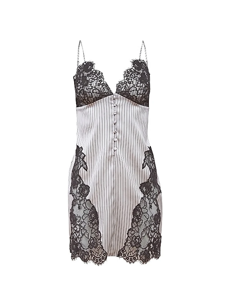Executive Silk & Lace Slip