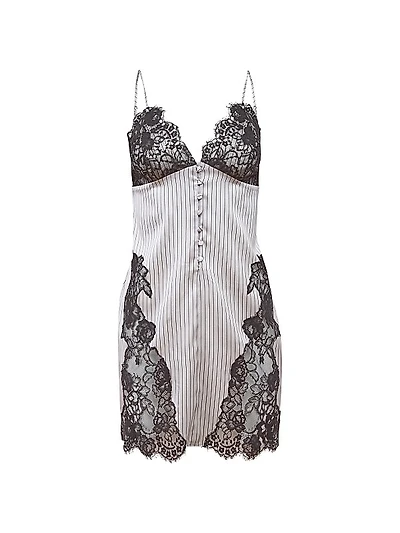 Executive Silk & Lace Slip