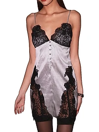 Executive Silk & Lace Slip