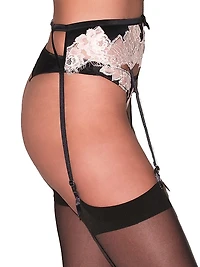 Juliet Silk & Lace Thong