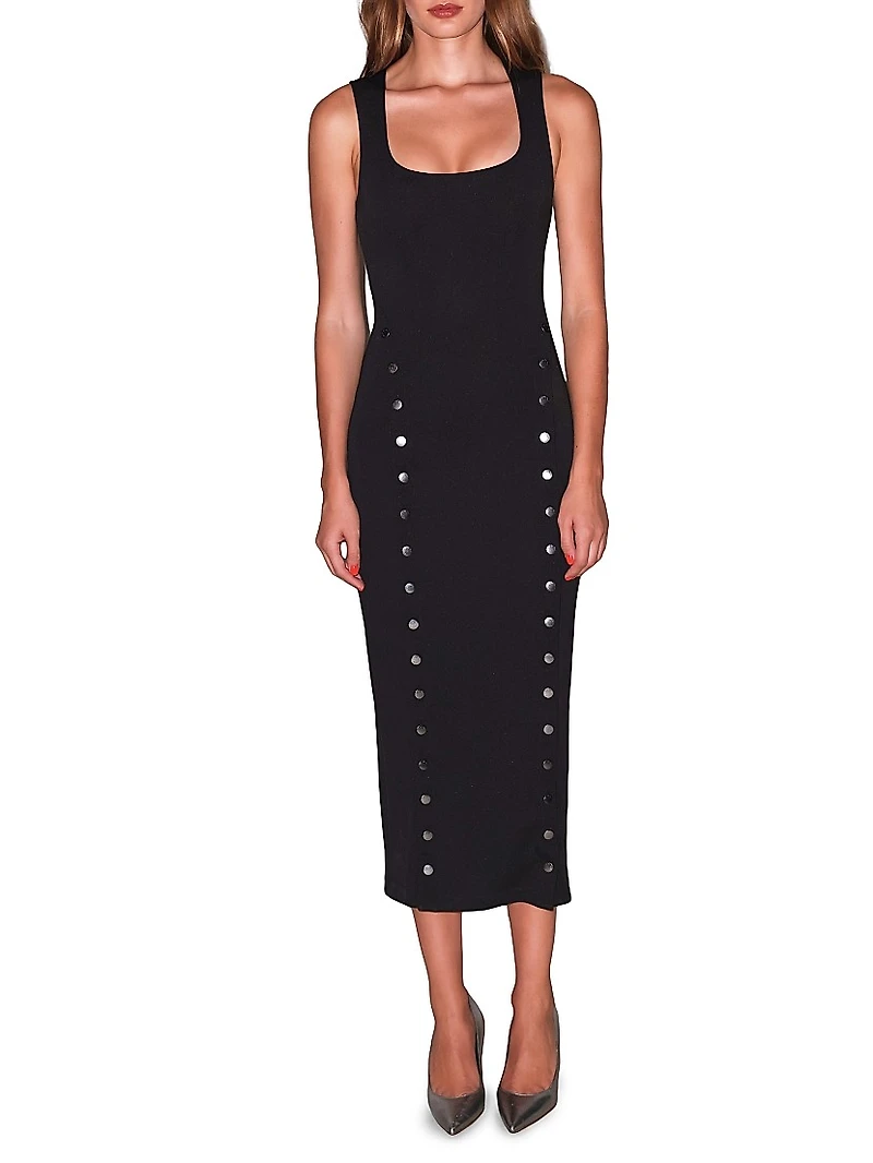 Undo Me Jersey Midi-Dress