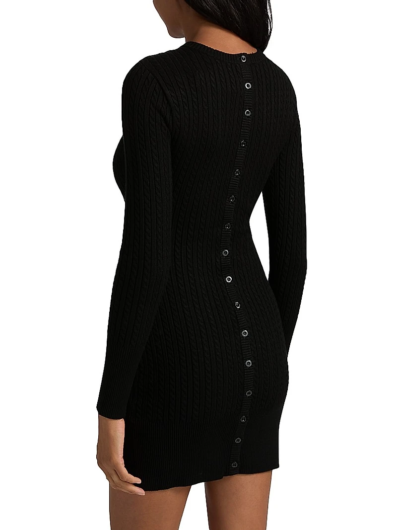 Quinn Lace-Inset Minidress