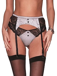 Executive Silk & Lace Thong