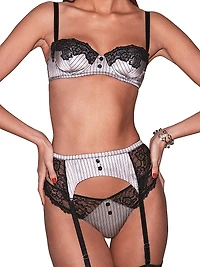 Executive Silk & Lace Thong
