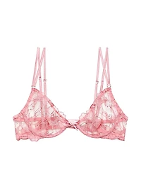 Harper Embroidered Lace Underwire Demi Bra