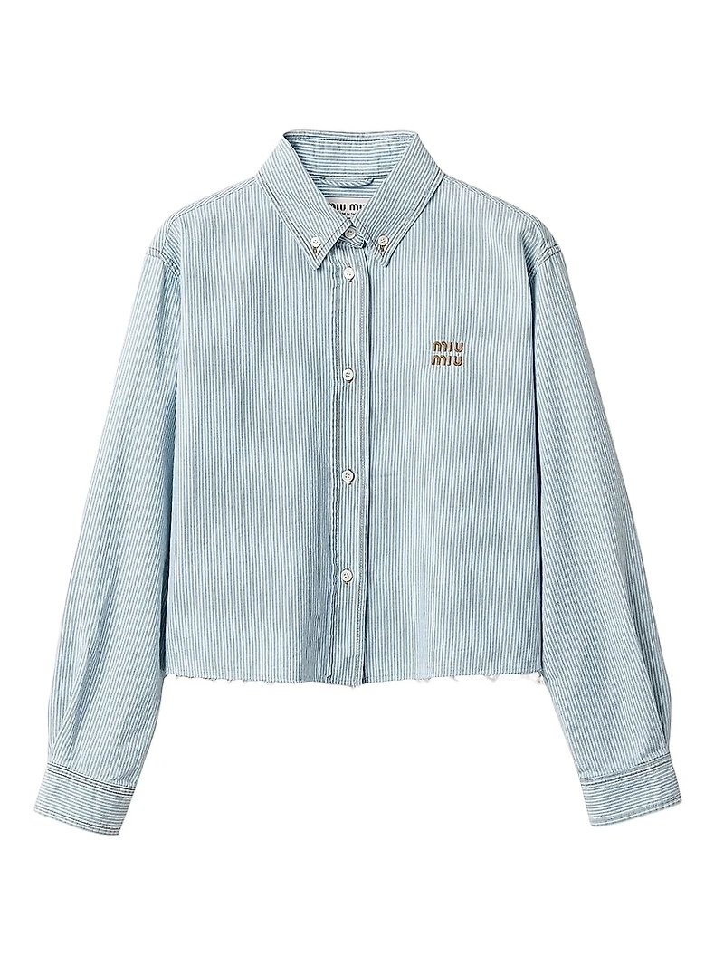 Striped Chambray Shirt