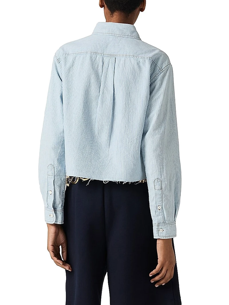 Striped Chambray Shirt