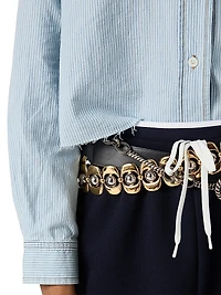 Striped Chambray Shirt