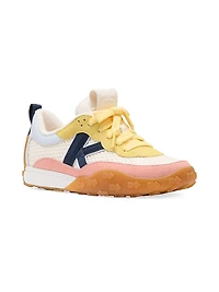 K As In Kate Colorblocked Leather Sneakers