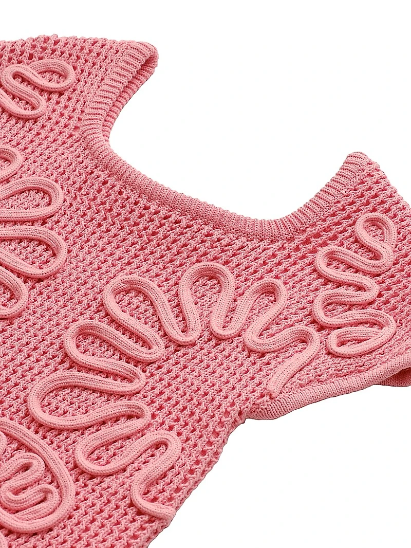 Little Girl's & Chimi Knit Dress