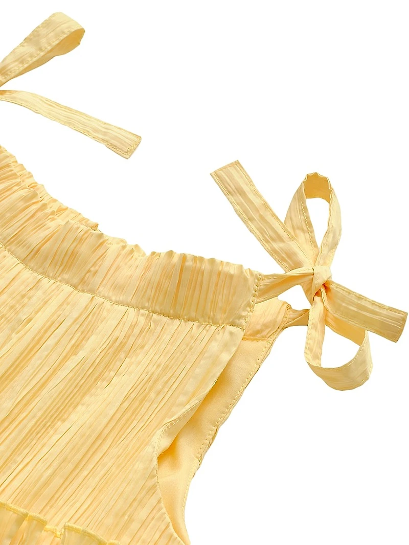 Little Girl's & Leilah Ruffle-Trimmed Dress