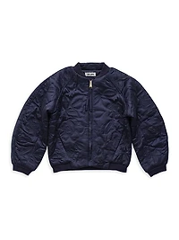 Little Girl's & Lilith Embroidered Bomber Jacket