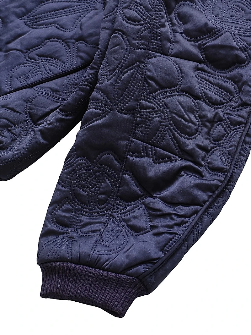 Little Girl's & Lilith Embroidered Bomber Jacket