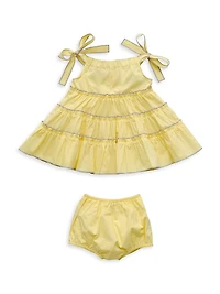 Baby Girl's Leilah Dress & Bloomers Set