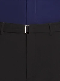 Wide-Leg Pants with Cuffs