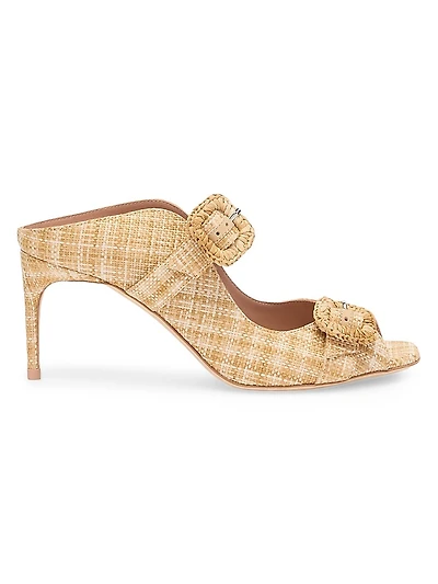Isobel 70MM Raffia Sandals