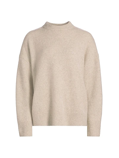 Cashmere-Silk Crewneck Sweater