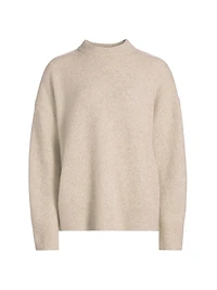 Cashmere-Silk Crewneck Sweater