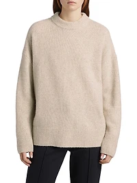Cashmere-Silk Crewneck Sweater