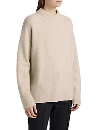 Cashmere-Silk Crewneck Sweater