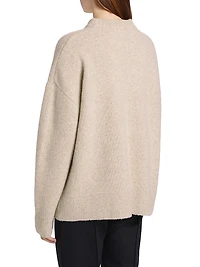 Cashmere-Silk Crewneck Sweater