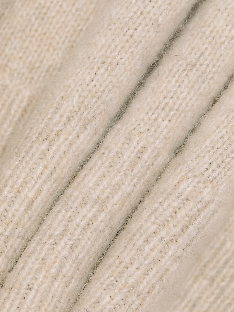 Cashmere-Silk Crewneck Sweater