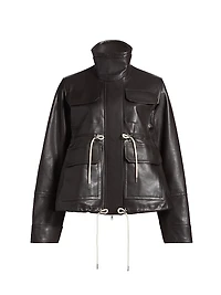 Leather Military Jacket