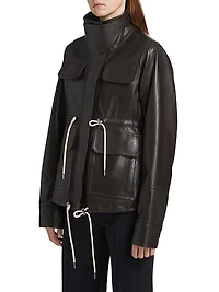 Leather Military Jacket