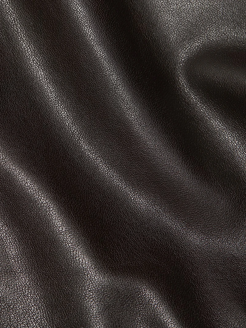 Leather Military Jacket