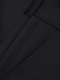 Pintuck Flared Crop Pants