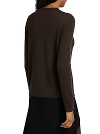 Cashmere Long-Sleeve Top